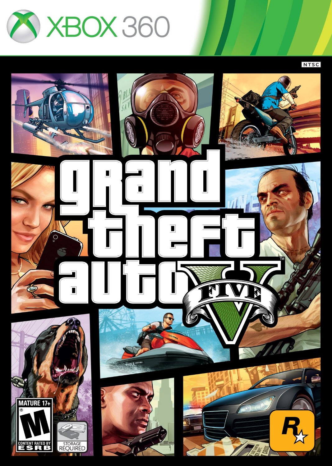 360: GRAND THEFT AUTO V (2-DISC) (GTA V) (COMPLETE)